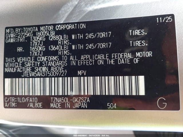 2026 TOYOTA 4RUNNER SR5 9