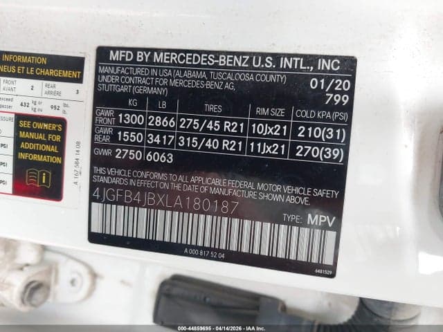 2020 MERCEDES-BENZ GLE 350 9