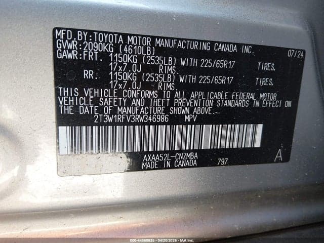 2024 TOYOTA RAV4 XLE 9