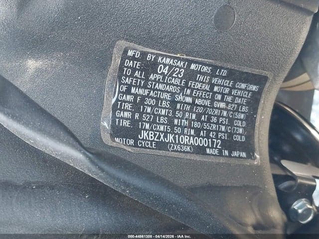 2024 KAWASAKI ZX636 K 10