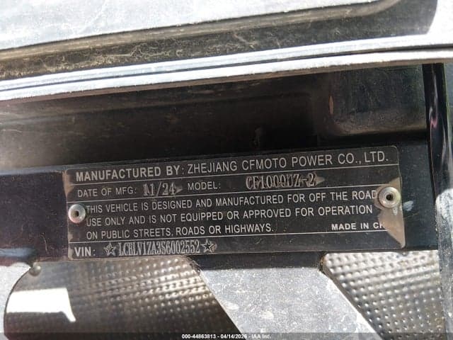 2025 CF MOTO UFORCE 1000 XL 10