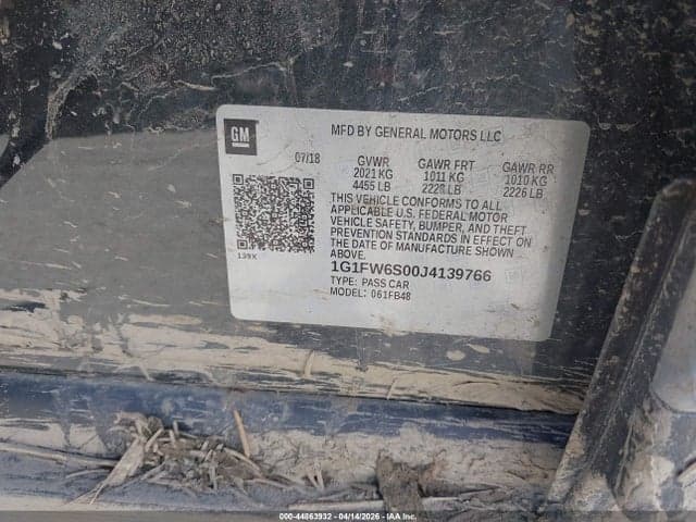 2018 CHEVROLET BOLT EV LT 10