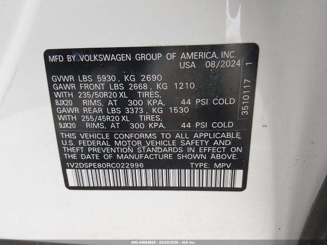 2024 VOLKSWAGEN ID.4 AWD PRO 9