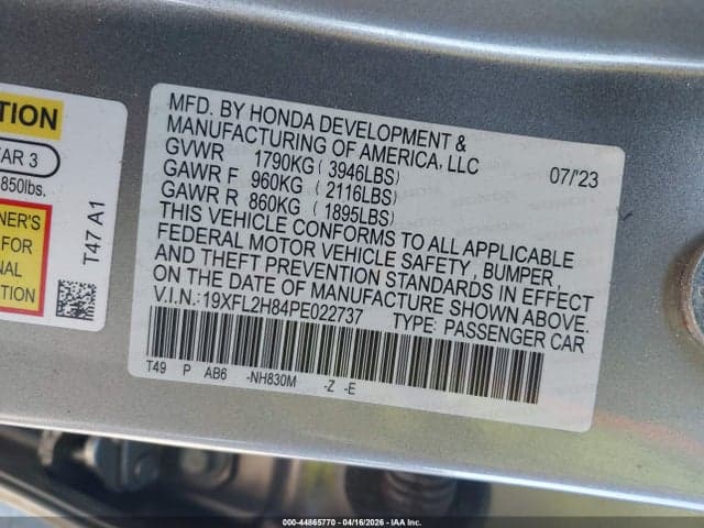 2023 HONDA CIVIC SPORT 9