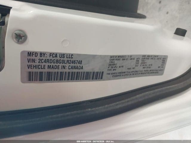 2020 DODGE GRAND CARAVAN SE PLUS 9