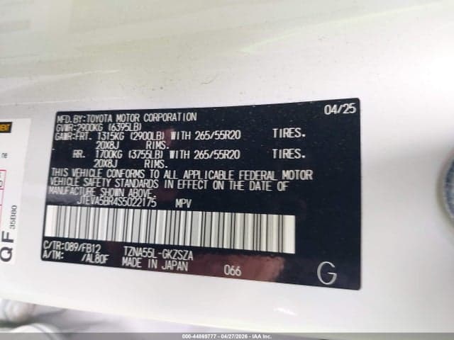 2025 TOYOTA 4RUNNER TRD SPORT 9