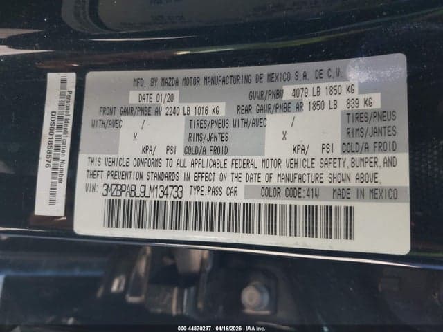 2020 MAZDA MAZDA3 9