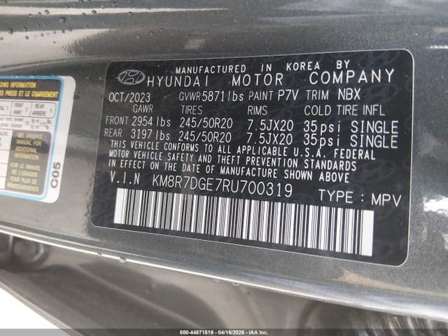 2024 HYUNDAI PALISADE CALLIGRAPHY 9