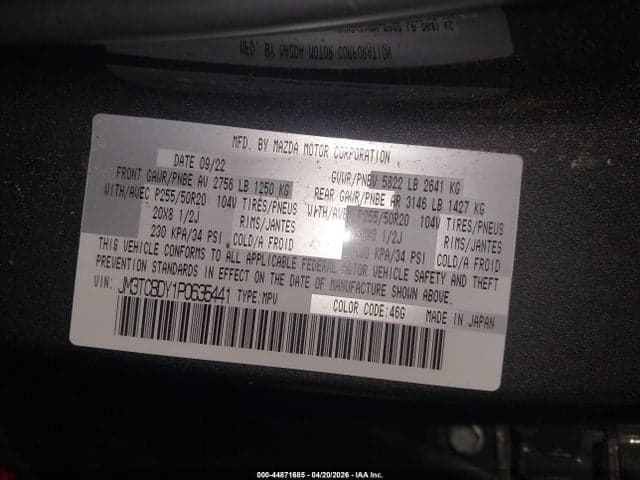 2023 MAZDA CX-9 GRAND TOURING 9