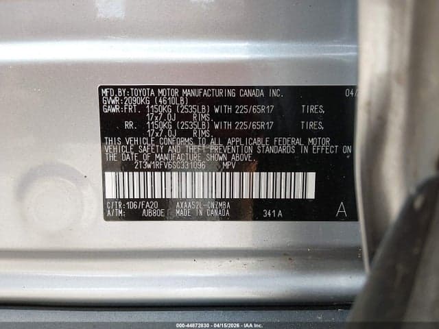 2025 TOYOTA RAV4 XLE 9