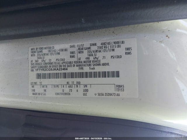 2018 FORD TRANSIT-250 9