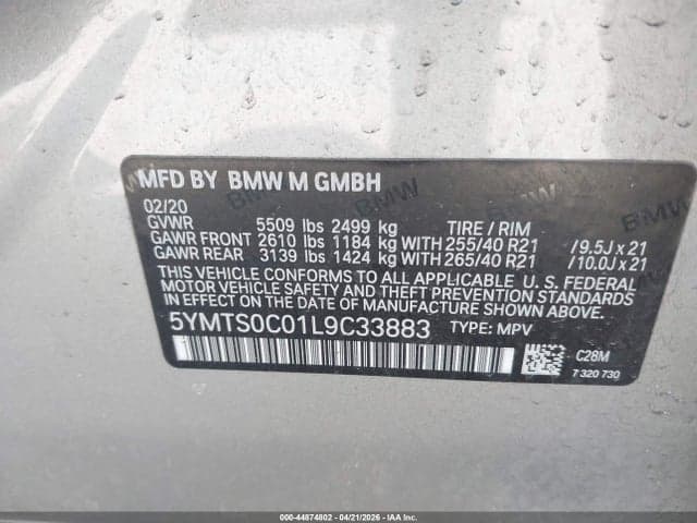 2020 BMW X3 M 9