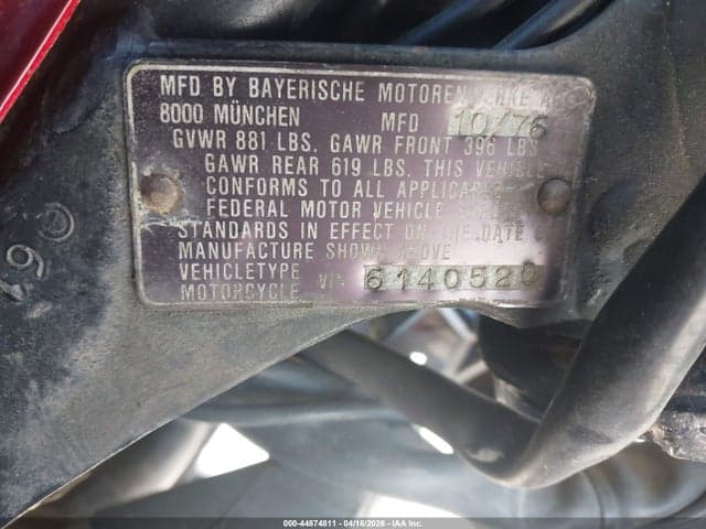 1977 BMW R80 9