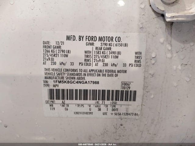 2022 FORD EXPLORER ST 9