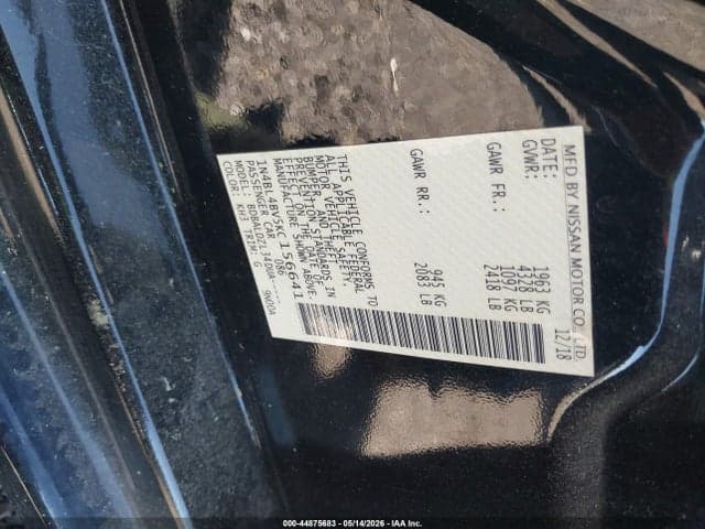 2019 NISSAN ALTIMA 2.5 S 9