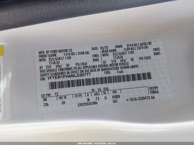 2022 FORD RANGER XLT 9