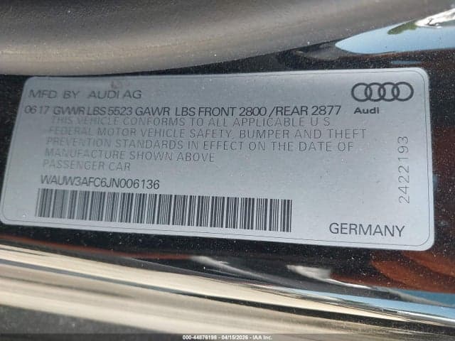 2018 AUDI A7 3.0T PREMIUM PLUS 9