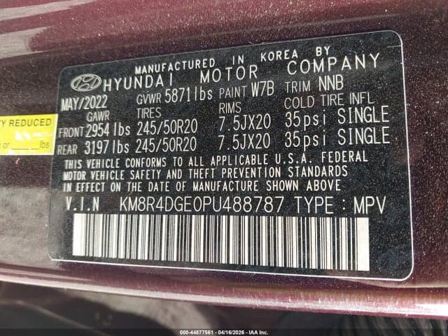 2023 HYUNDAI PALISADE SEL 9