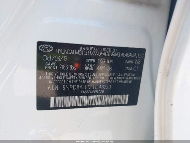 2020 HYUNDAI ELANTRA SEL 9