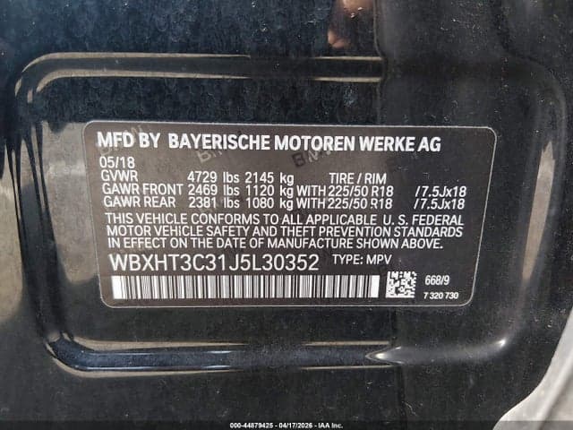 2018 BMW X1 XDRIVE28I 9