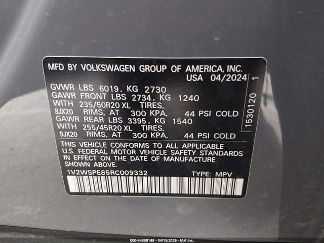 2024 VOLKSWAGEN ID.4 AWD PRO S 9