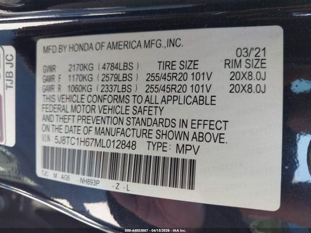 2021 ACURA RDX A-SPEC PACKAGE 9
