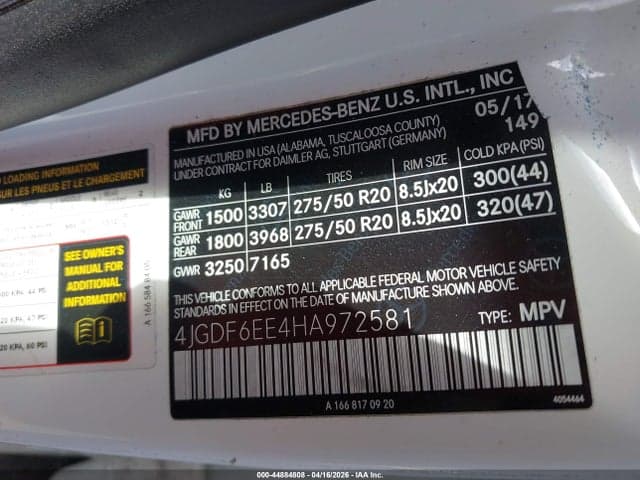 2017 MERCEDES-BENZ GLS 450 4MATIC 9