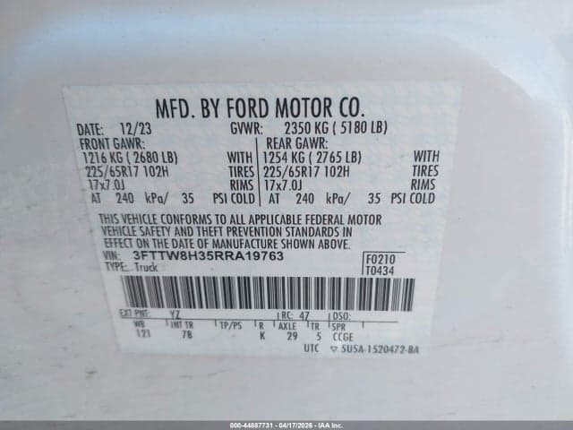 2024 FORD MAVERICK XLT 9