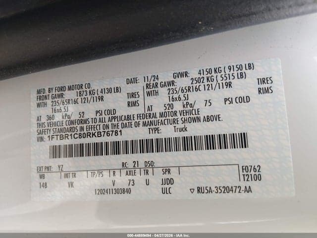 2024 FORD TRANSIT-250 9