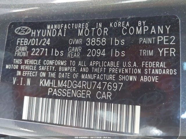 2024 HYUNDAI ELANTRA SEL 9