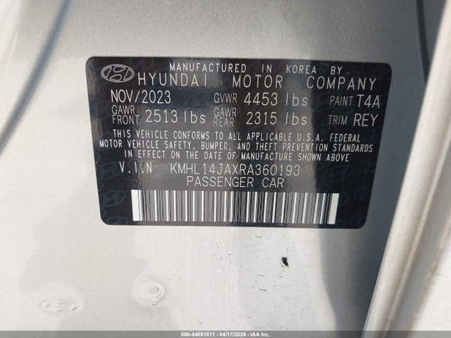 2024 HYUNDAI SONATA SEL 9