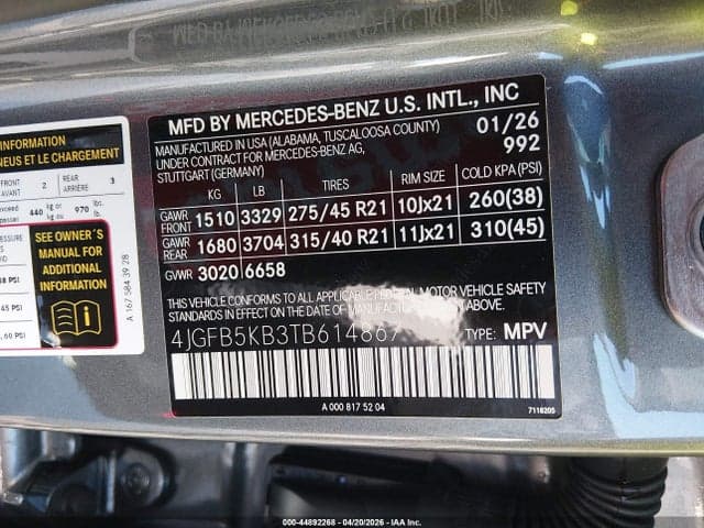 2026 MERCEDES-BENZ GLE 450 4MATIC 9