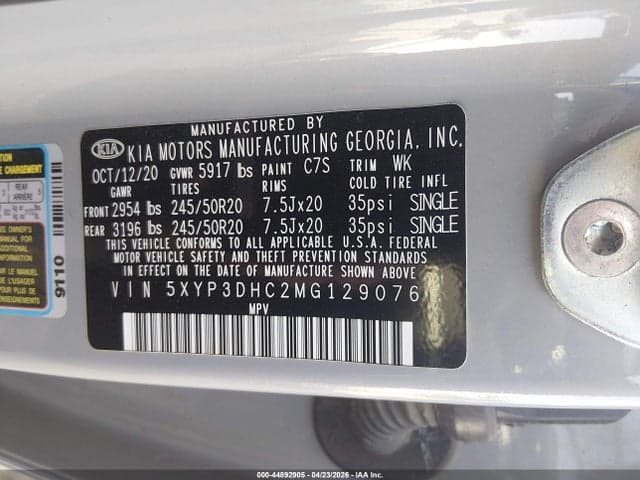 2021 KIA TELLURIDE EX 9