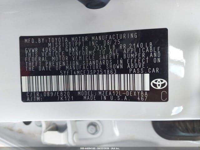 2025 TOYOTA COROLLA XSE 9