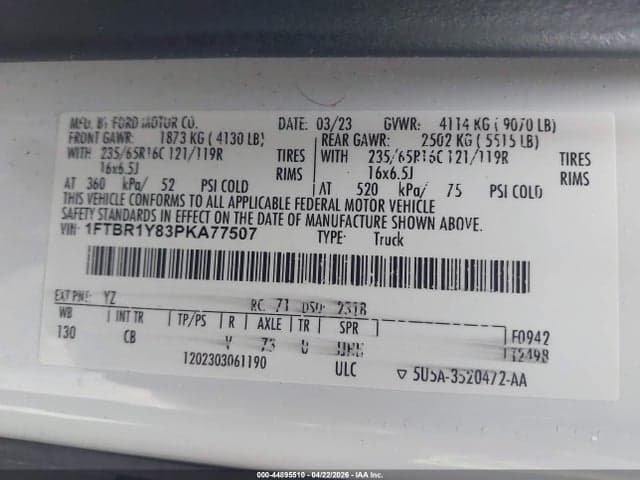 2023 FORD TRANSIT-250 9