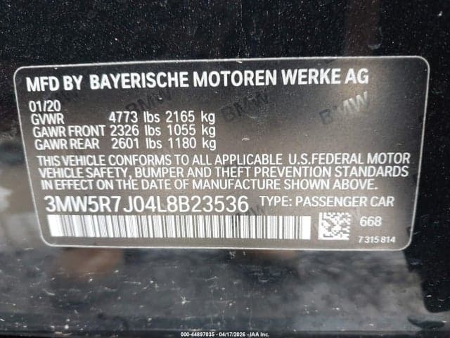 2020 BMW 330I XDRIVE 9