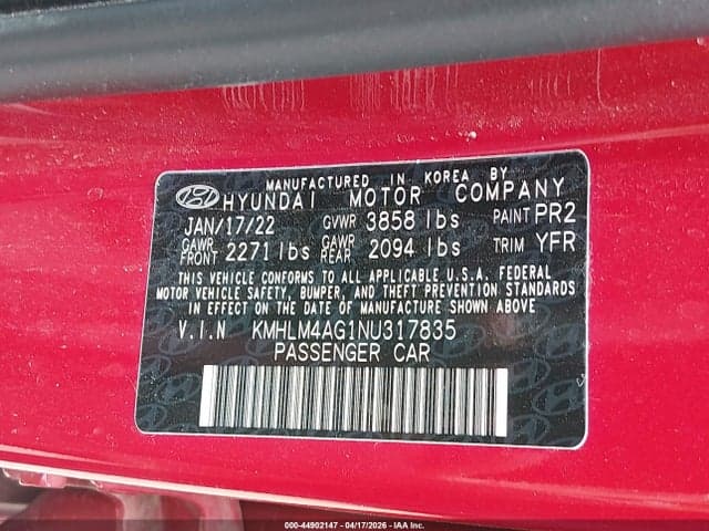 2022 HYUNDAI ELANTRA SEL 9