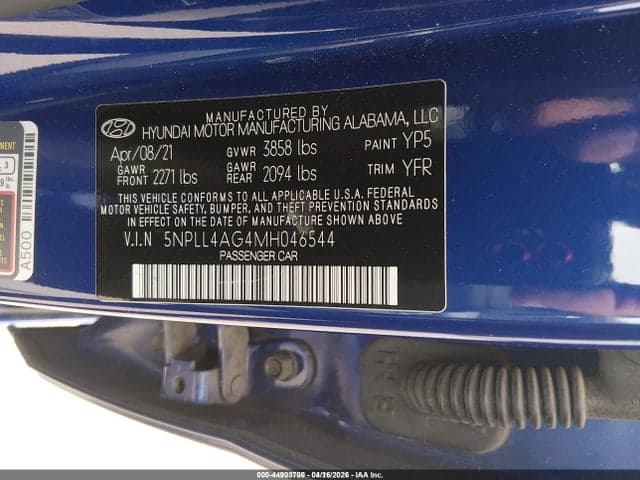 2021 HYUNDAI ELANTRA SE 9