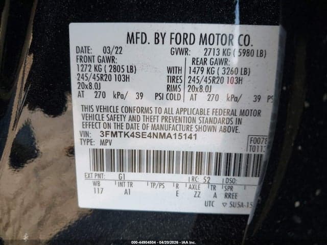 2022 FORD MUSTANG MACH-E GT 9