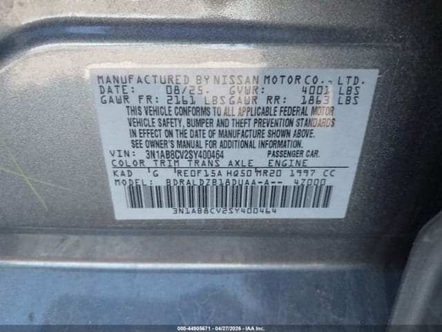 2025 NISSAN SENTRA SV 9
