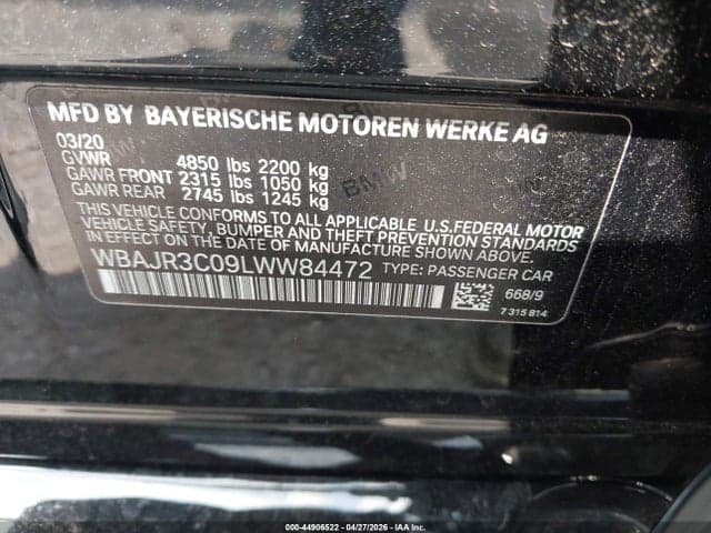 2020 BMW 530I 9