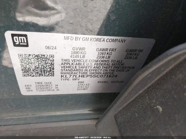 2025 CHEVROLET TRAX FWD LT 9