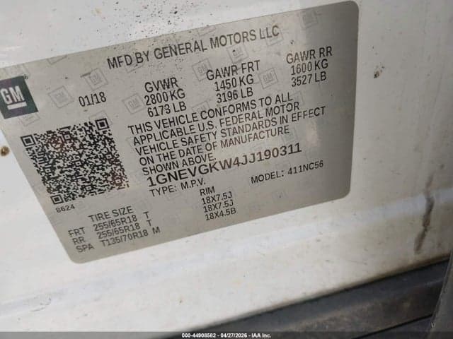2018 CHEVROLET TRAVERSE 1LT 9