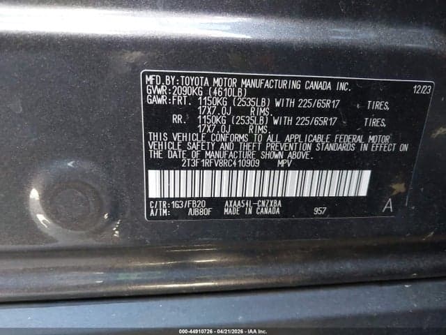2024 TOYOTA RAV4 LE 9