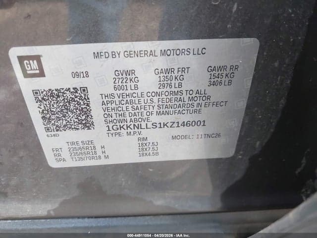 2019 GMC ACADIA SLE-2 9