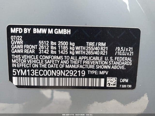 2022 BMW X3 M 9