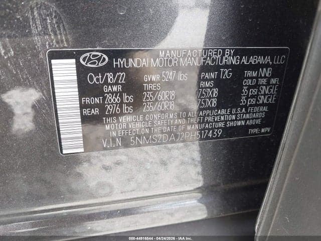 2023 HYUNDAI SANTA FE SEL 9
