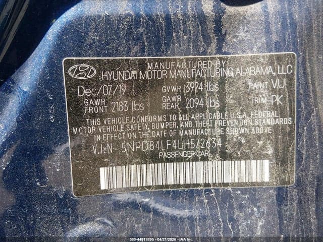 2020 HYUNDAI ELANTRA SEL 9