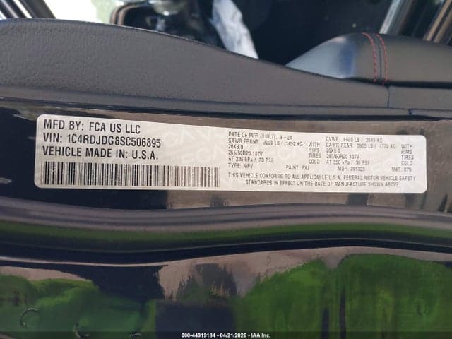 2025 DODGE DURANGO GT PLUS AWD 9
