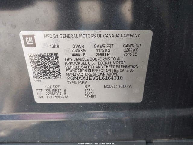 2020 CHEVROLET EQUINOX FWD 2FL 9